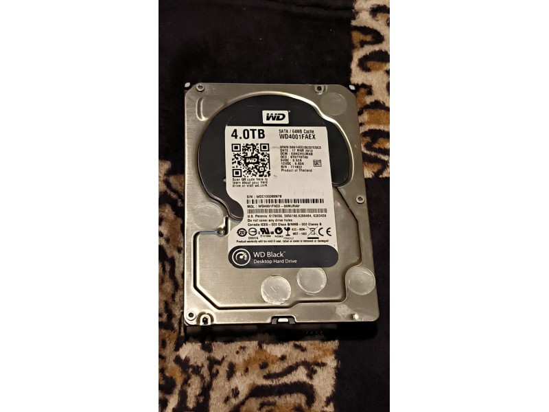 Жорсткий диск HDD Western Digital WD4001FAEX 4TB №41x
