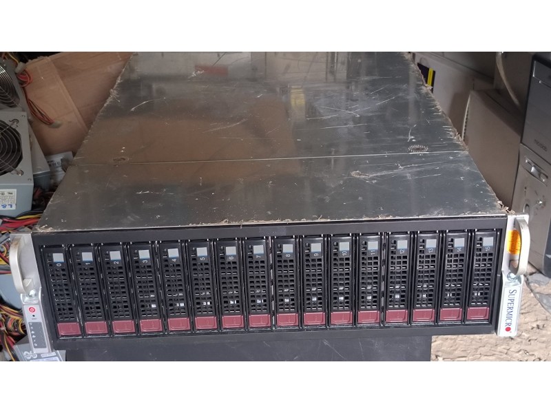 Сервер Supermicro 3U 2*Xeon 5645 24gb 8Tb