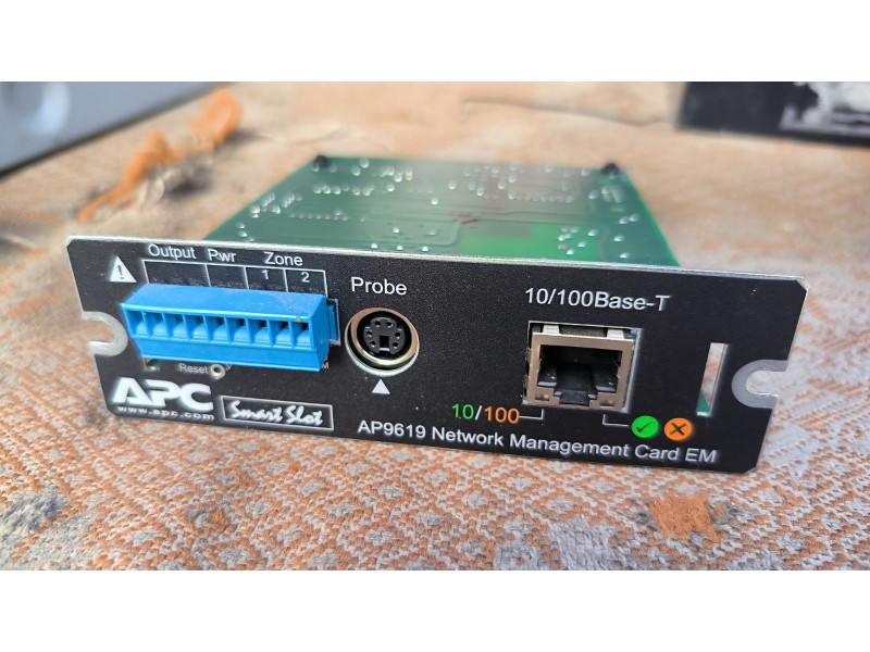 Картка керування мережею APC AP9619 Network Management Card EM