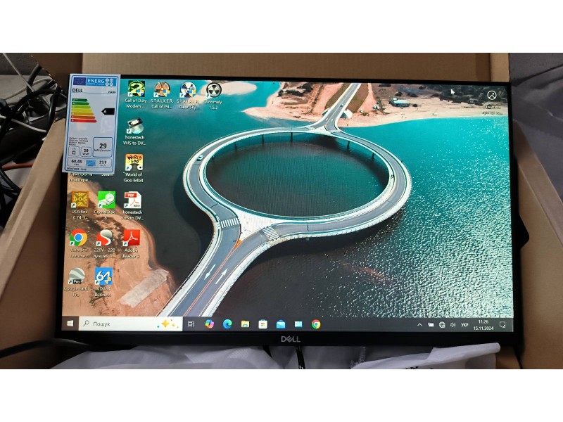 Монітор Dell SE2419H пляма