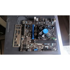 Материнська плата MSI H97M-P35 +i3-4160