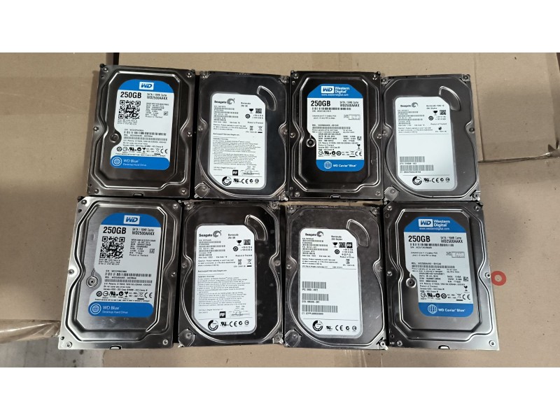 Жорсткі диски 250gb 3.5" до ПК