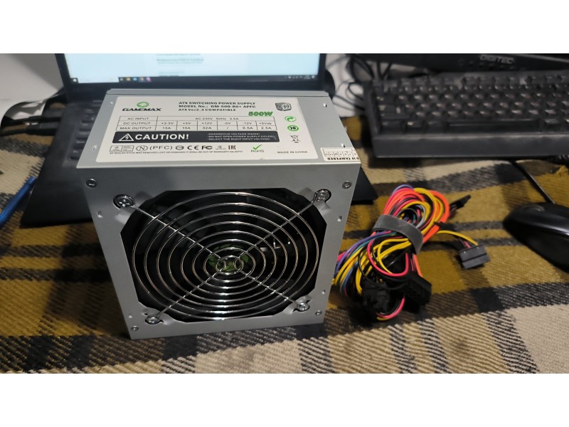 Блок живлення GAMEMAX GM-500-80+ APFC 500W