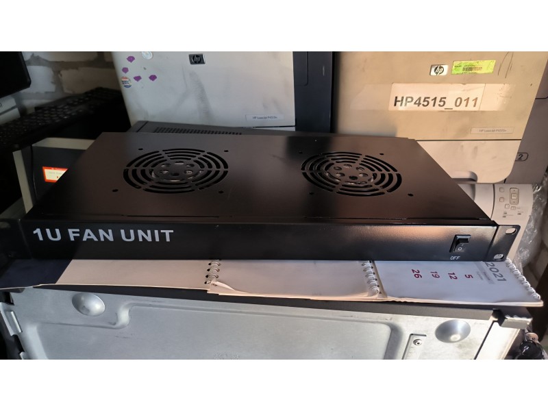 Охолоддення до серверной шафи 1U 2кулера