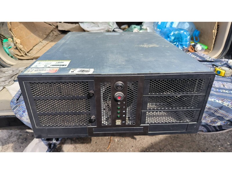 Серверний корпус BLACK 4U без вух з ручками