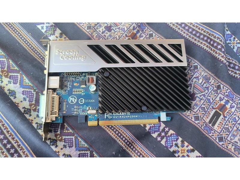 Відеокарта Gigabyte Radeon HD 2400 Pro GV-RX24P256H 256MB PCI-E