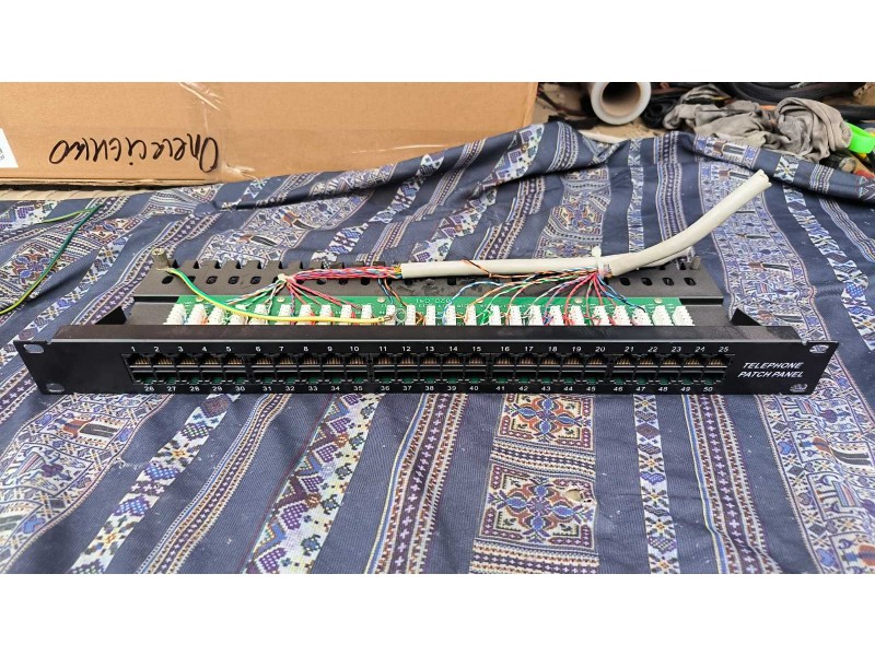 Телефонна патч панель на 50 точок