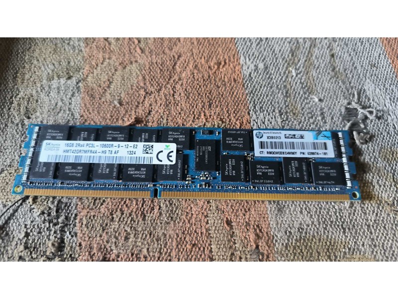 Серверна пам'ять SKhynix 16GB 2Rx4 PC3L-10600R-9-12-E2
