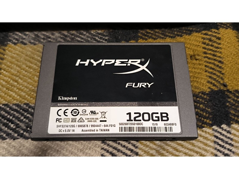 Диск SSD 120 Gb HyperX