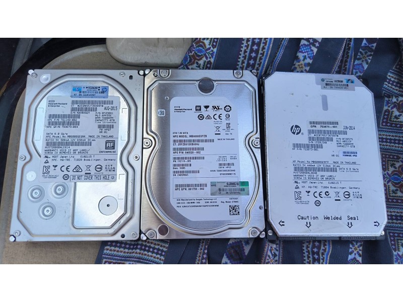 Неробочі HDD 6Tb