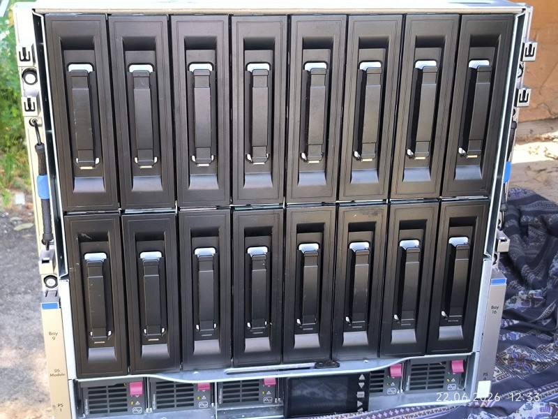 Блeйд шaccі HP BladeSуstem c7000 Platinum Enclosure (PN 681842-B21/681840-B21) №2