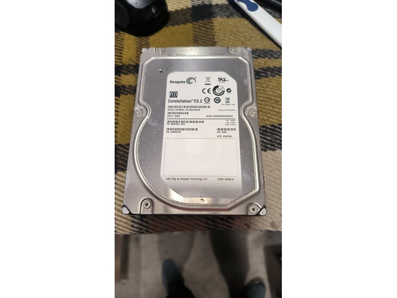 Жорсткий диск Seagate Constellation ES.2 3Tb 7200об/хв SATA 3.5 (ST33000650NS) №7