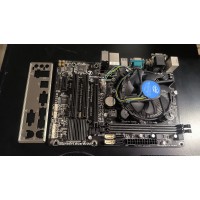 Материнська плата GIGABYTE GA-H81M-S2PV з кулером, процессором та задньою планкою Материнська плата GIGABYTE GA-H81M-S2PV з кулером, процессором та задньою планкою