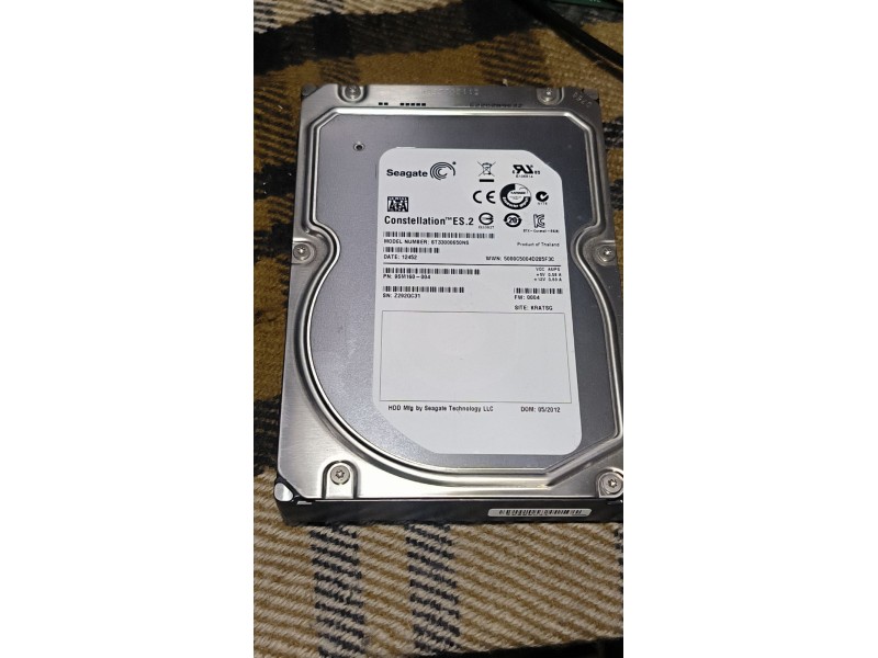 Жорсткий диск Seagate Constellation ES2 ST33000650NS 3TB №6