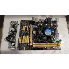 Материнская плата Asus H81M-E + процессор Celeron