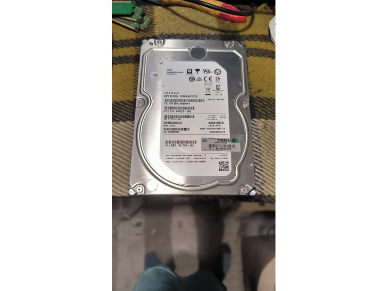 Жорсткий диск HDD Hewlett Packard Enterprise MB6000GVYZB 6TB №1