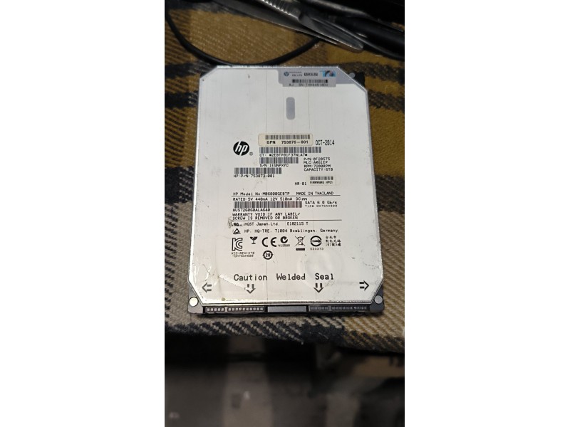 Жорсткий диск HDD Hewlett Packard MB6000GEBTP 6TB №14