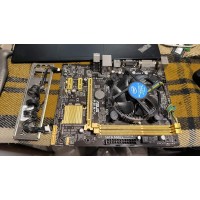 Материнка ASUS H81M-K та INTEL I3-4170