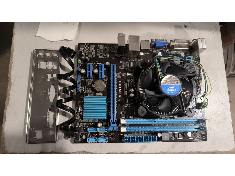 Материнка ASUS H71M-K та INTEL I3-3220