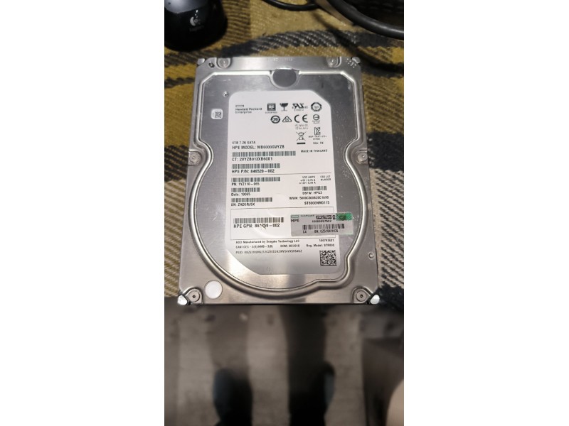 Жорсткий диск HDD Hewlett Packard Enterprise MB6000GVYZB 6TB №16