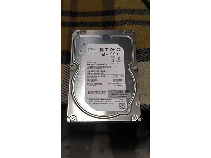 Жорсткий диск HDD Hewlett Packard Enterprise MB6000GVYZB 6TB №17
