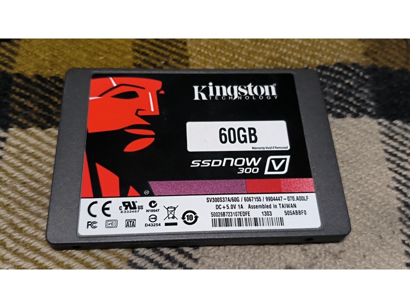 Диск SSD  Kingston SSDNow V300 60GB (SV300S37A/60G) №23