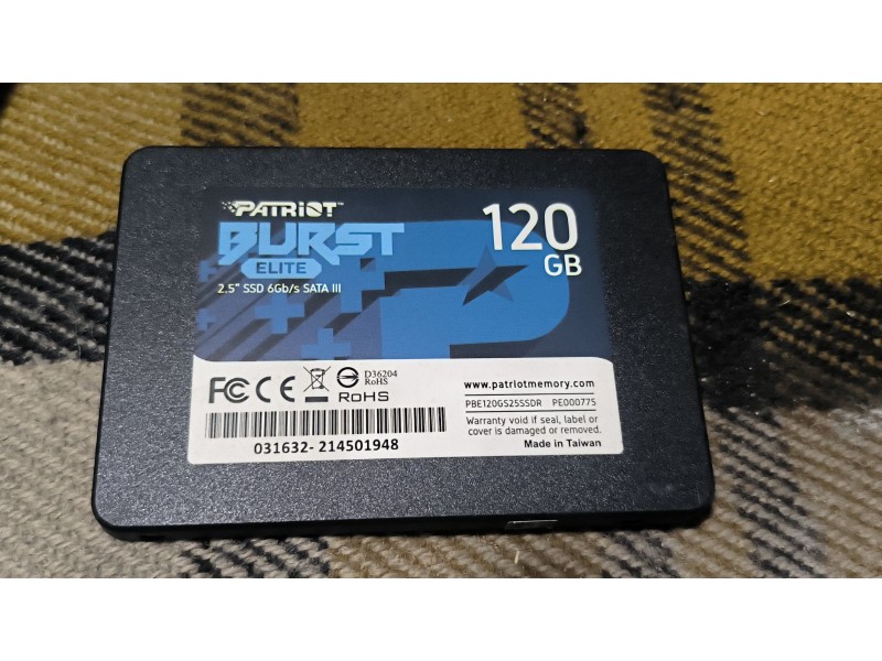 Диск SSD PATRIOT BURST ELITE PBE120GS25SSDR 120GB №27