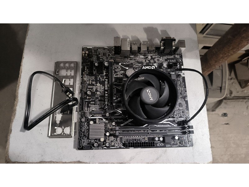 Материнська плата ASUS PRIME A320M-K + Ryzen 5 2400G