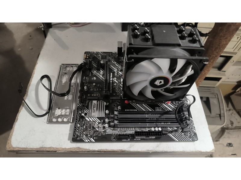 Материнська плата ASUS PRIME B550M-K + Ryzen 5 5600