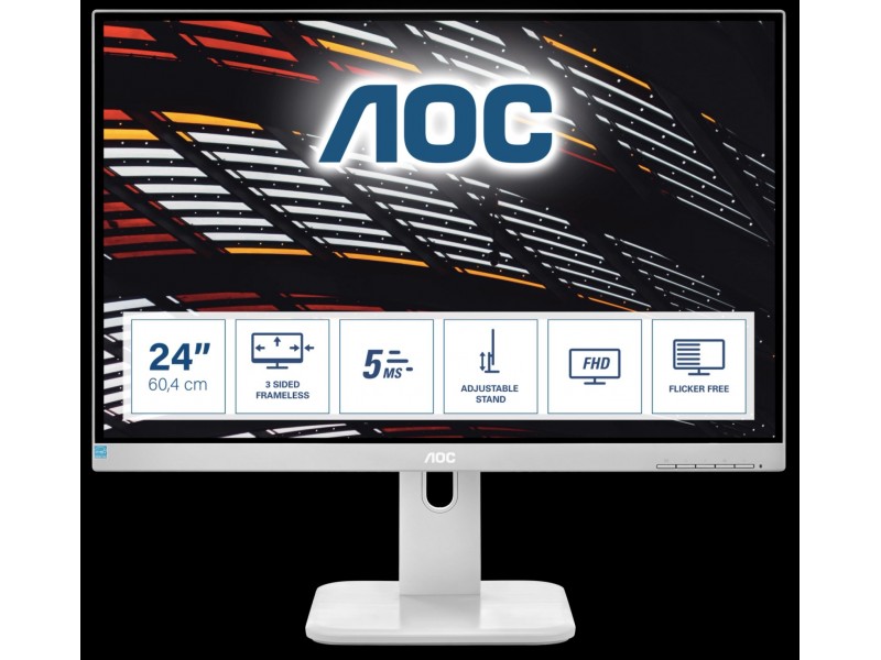 Монітор AOC 24P1/GR IPS Full HD 23.8" безрамковий Монітор AOC 24P1/GR IPS Full HD 23.8" безрамковий