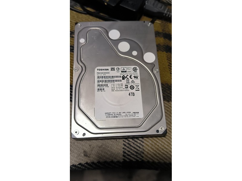 Жорсткий диск TOSHIBA MG04ACA400E 4TB №14