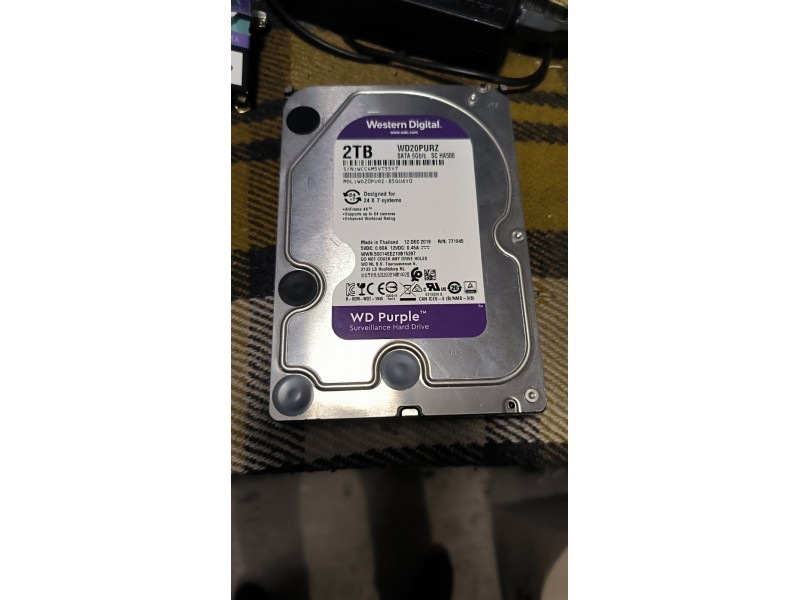 Жорсткий диск HDD Western Digital WD20PURZ 2TB №11